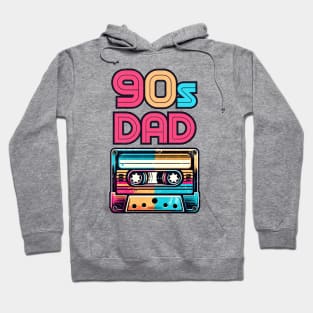 90s Dad Retro Cassette: Vintage Nostalgia Design Hoodie